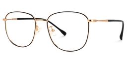 Navedo Square Black-Gold Glasses1