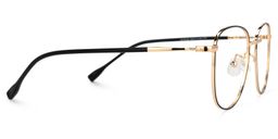 Navedo Square Black-Gold Glasses2