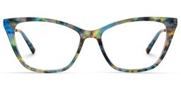 Ivorena Cateye Floral Glasses0