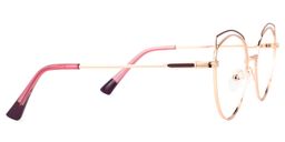 Shaina Geometric Rose-Gold Glasses2