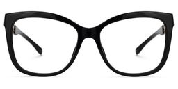 Aracelis Cateye Black Glasses0