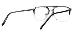 Shante Square Black-Clear Glasses3