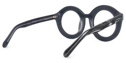 Vilmary Round Gray Glasses3