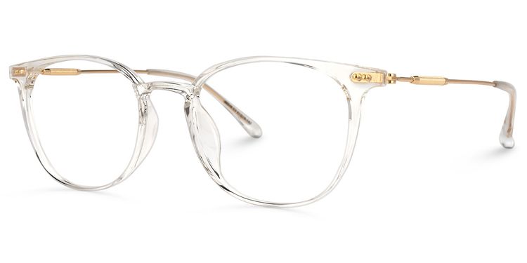 Vilanova Round Clear Glasses