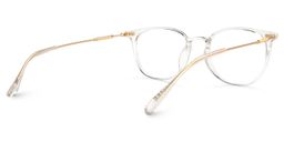 Vilanova Round Clear Glasses3