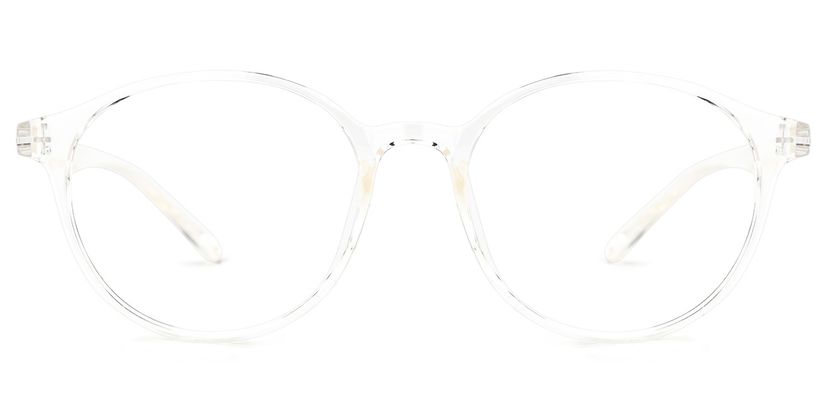 Calvente Round Clear Glasses