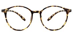 Blanco Round Tortoise Glasses0