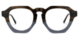Fornea Geometric Two-Tone Glasses0