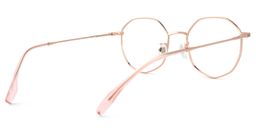 Lipply Geometric Rose-Gold Glasses3