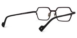 Katleend Square Black Glasses3