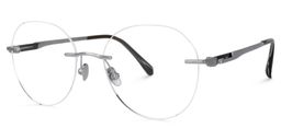 Yerukza Round Silver Glasses1