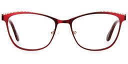 Claire Cat-eye Red Glasses0