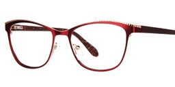 Claire Cat-eye Rivets Glasses3