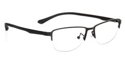 Morgan Semi-Rimless Black Glasses4