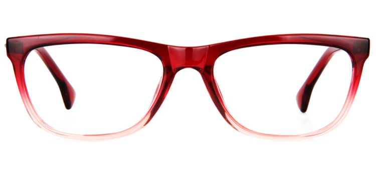 Savannah Rectangle Red Glasses