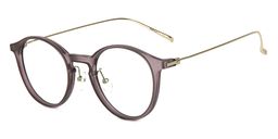 Anthony Round Purple Glasses4