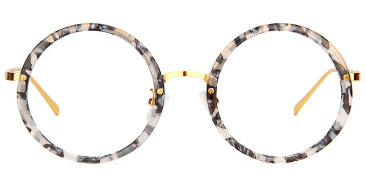 Kelly Round Black Glasses