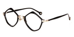 Sicily Lip-Shaped Black Glasses5