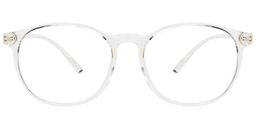Amaya Round Clear Glasses 0