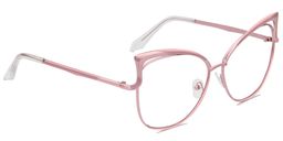 Vantis Cute Pink Hollow Cat Eye Glasses4