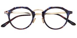 Noah Geometric Blue Glasses1