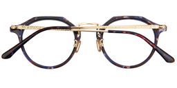 Noah Geometric Blue Glasses2