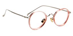 Demi Round Pink Glasses4