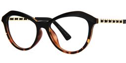 Trista Cat Eye Tortoise Glasses4