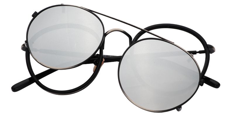 Merle Aviator Clip-on Glasses 