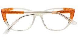 Suzanne Cat Eye Clear Glasses 4
