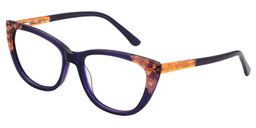 Suzanne Cat Eye Purple Glasses 2