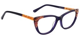 Suzanne Cat Eye Purple Glasses 4