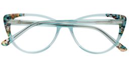 Tamara Cat Eye Green Glasses4