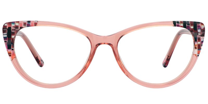  Tamara Cat Eye Red Glasses