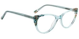 Tamara Cat Eye Green Glasses3