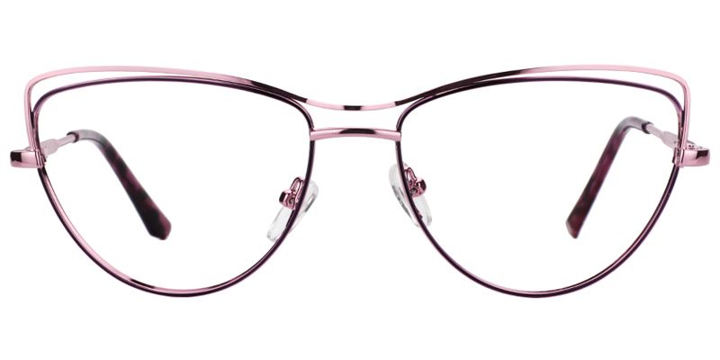 Avery Aviator Pink Eyeglasses