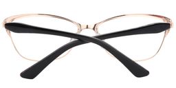 Trisha Cat Eye Black Glasses5