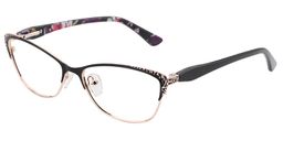 Trisha Cat Eye Black Glasses2