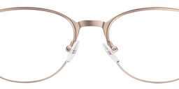 Bette Browline Black Eyeglasses5