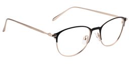 Bette Browline Black Eyeglasses3