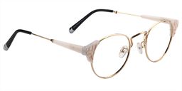 Blanche Round Clear Glasses3