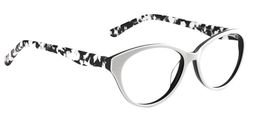 Britney Cat Eye White Glasses3