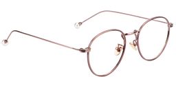 Angel Round Light Purple Glasses2