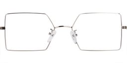 Effie Geometric Black & Sliver Glasses 2