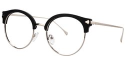 Eleanor Browline Black Glasses 2
