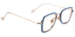 Nydia Geometric Blue Glasses3