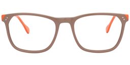 Editha Rectangle Brown Glasses0
