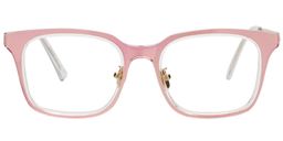 Clark Square Pink Glasses 0