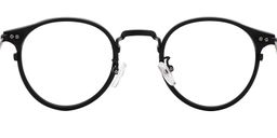  Enid Round Black Glasses3