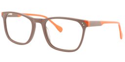 Editha Rectangle Brown Glasses2